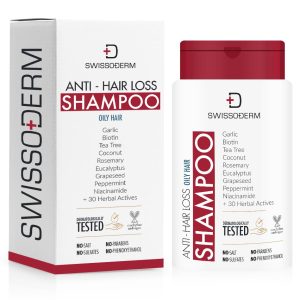Swissoderm Anti-Hair Loss Shampoo – Sensitive & Oily Hair – 250ml