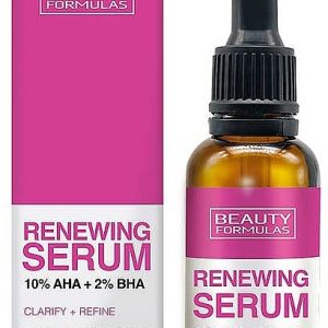 BEAUTY FORMULA RENEWING SERUM 10% AHA+BHA 30ML | To Clarify + Refine Skin | Helps Revives Dull Tones & Promote Fresh Looking Skin